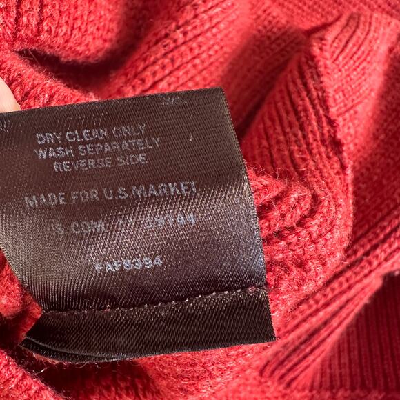 Loro Piana Baby Cashmere Double Breasted Cardigan Rust Size 40 - Picture 11 of 15